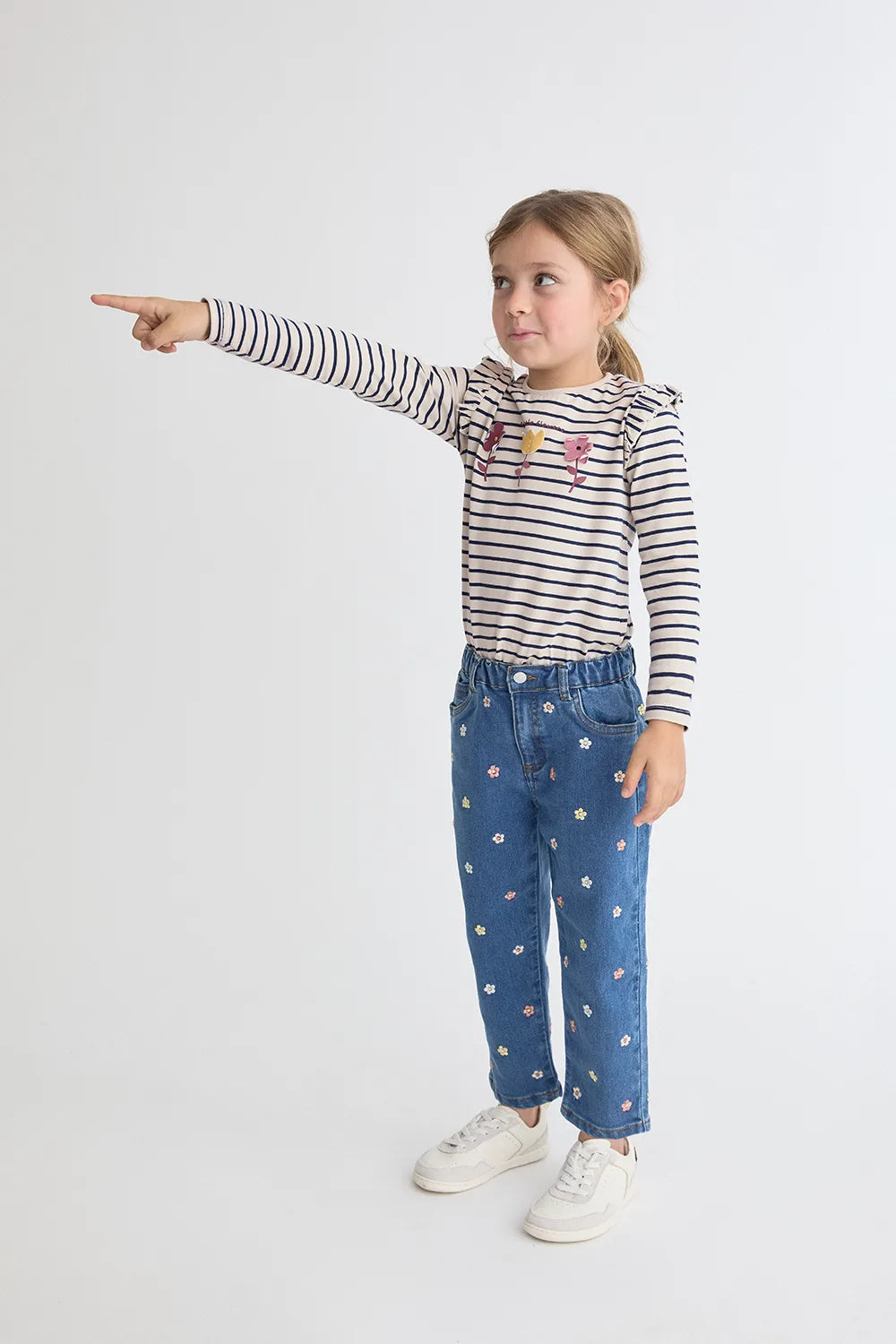 Street Monkey Girls Striped Long Sleeve Top