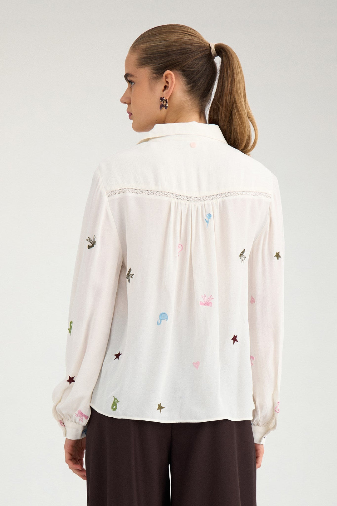 Numph Nudagny Shirt | Cloud Dancer