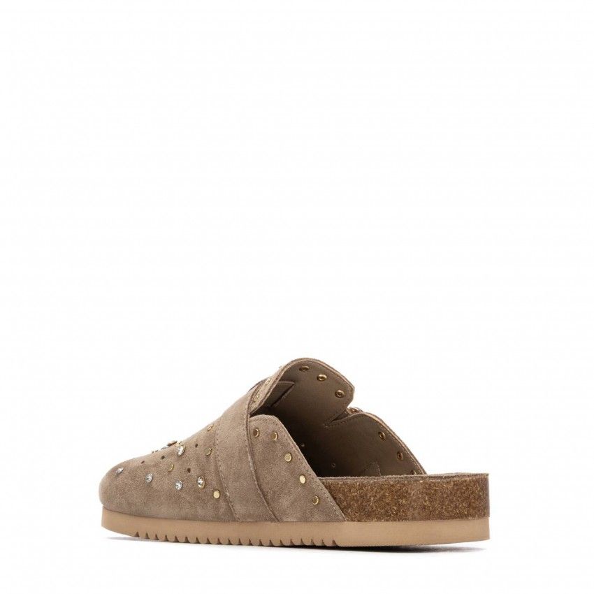 Carmela Z.Serr Taupe Mules | 163280