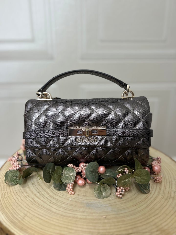 Guess Idra Pewter crossbody Bag