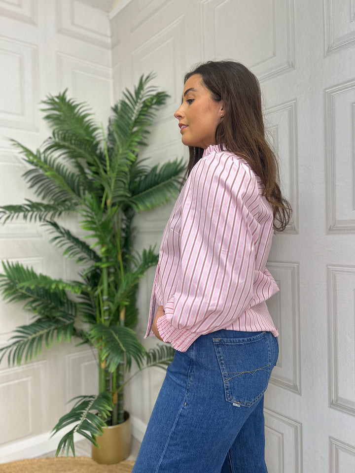 Numph Nusavas Shirt Orchid Smoke