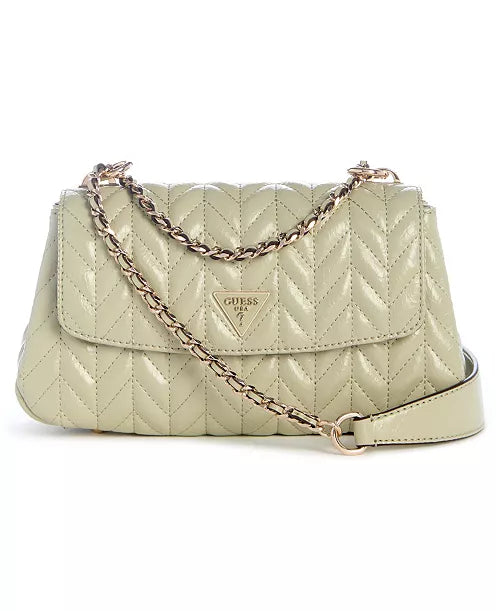 Guess Cheryl Convertible Body Flap Handbag | Sage