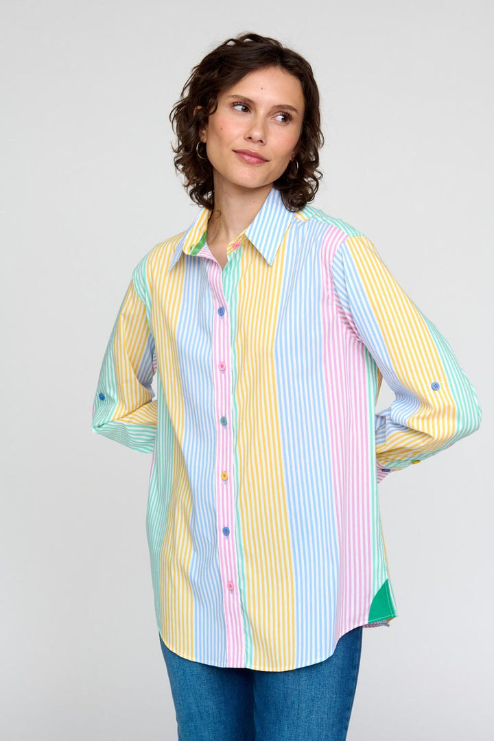 Bariloche Jubera24 Pastel Stripe Shirt