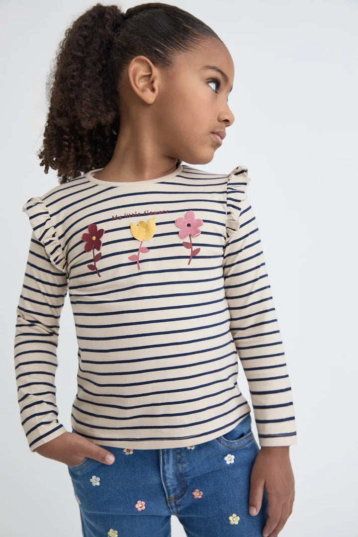 Street Monkey Girls Striped Long Sleeve Top