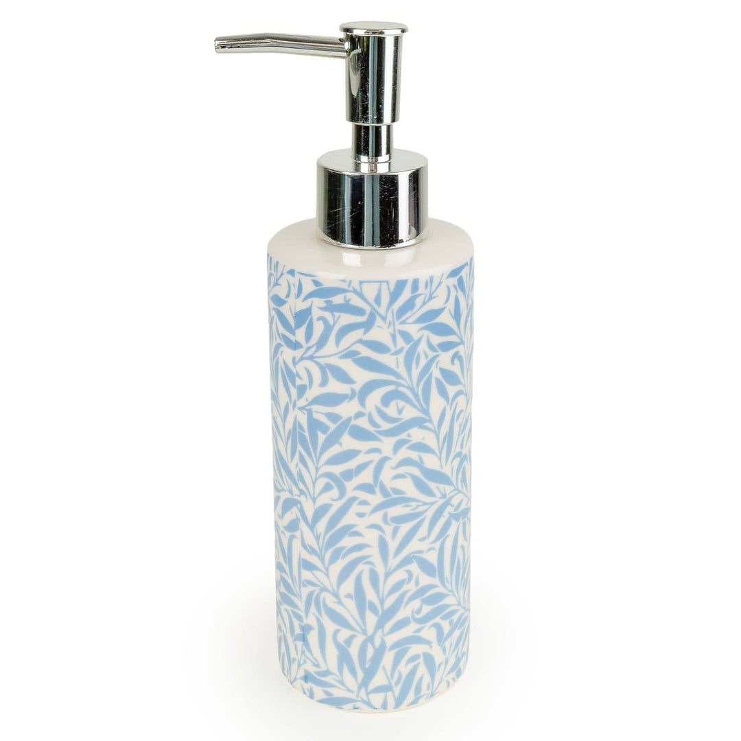 Jeff Banks Lotion Dispenser - Leafy Trellis Blue