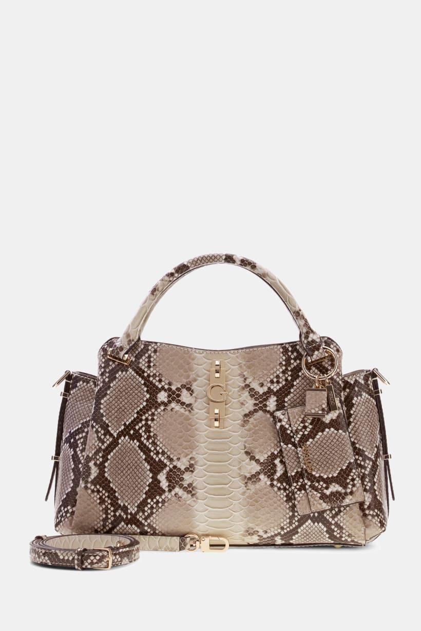 Guess Yvonne Animalier Print Handbag