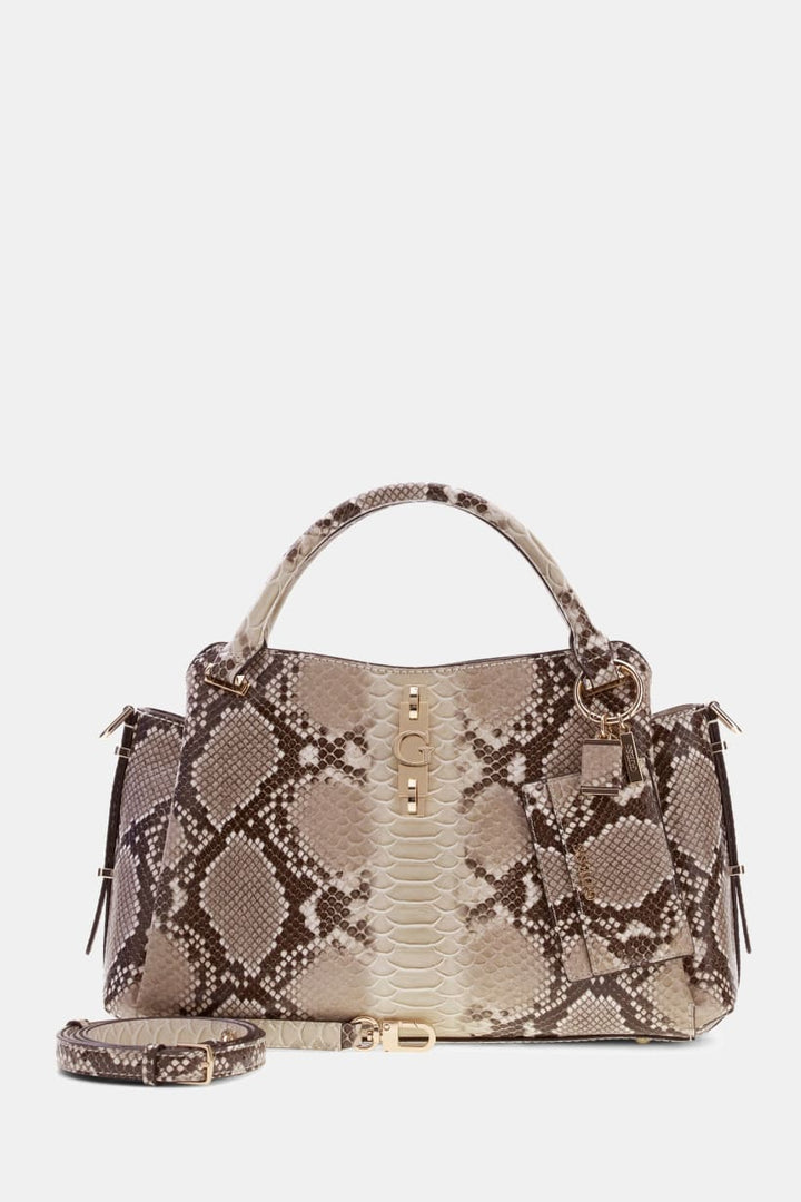 Guess Yvonne Animalier Print Handbag