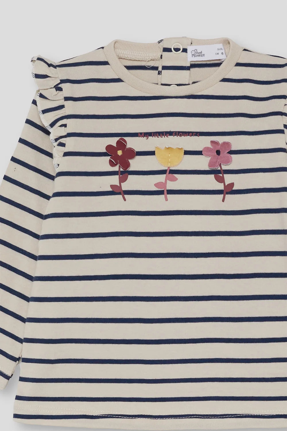 Street Monkey Girls Striped Long Sleeve Top