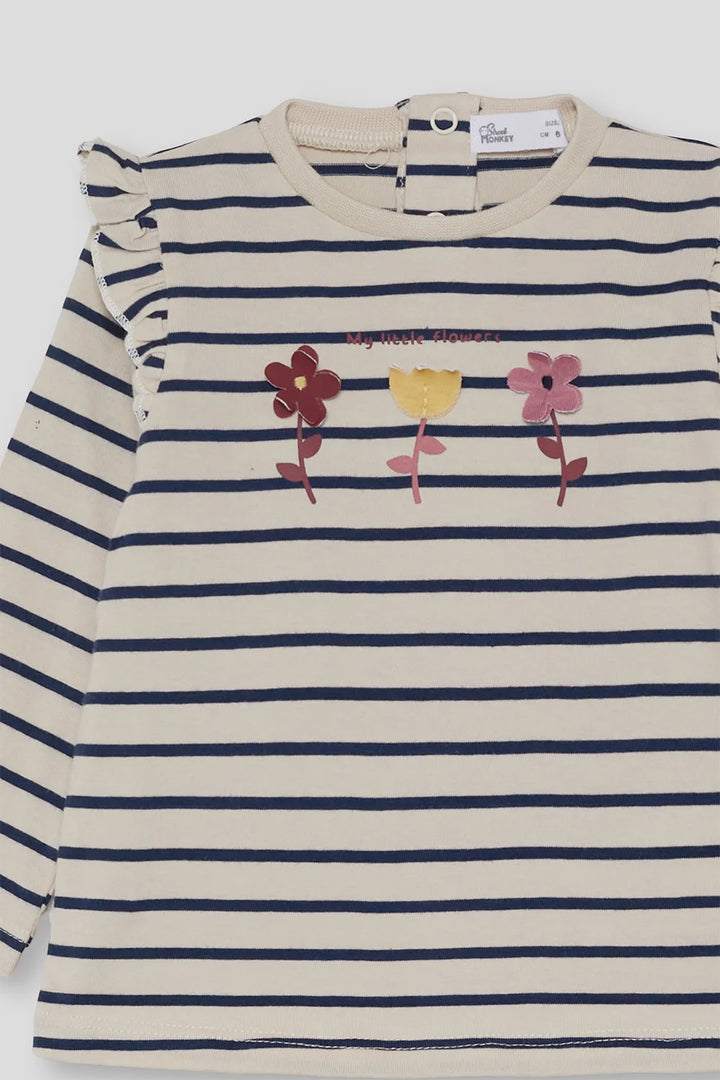 Street Monkey Girls Striped Long Sleeve Top