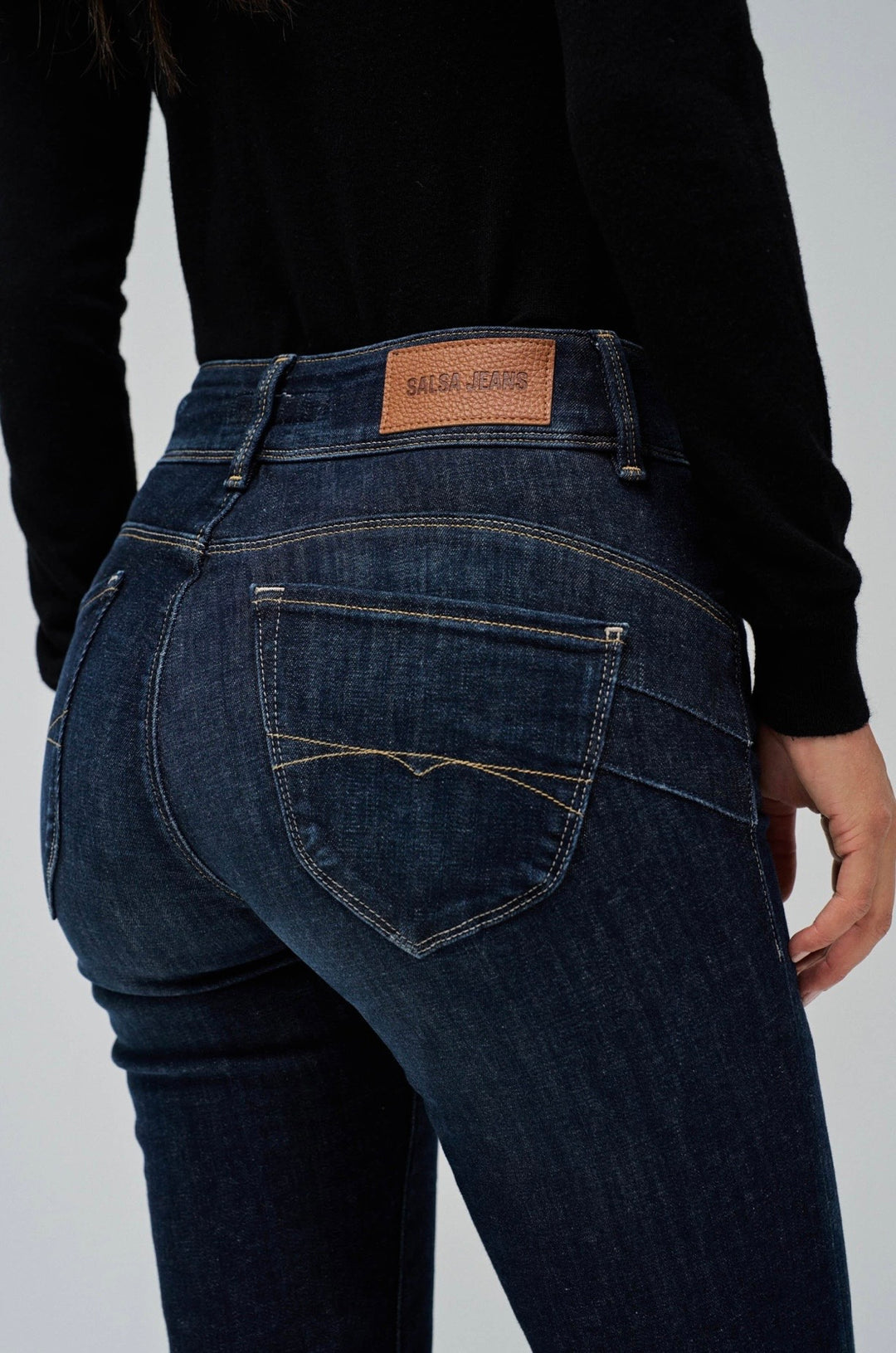 Salsa Secret Push In Straight Leg Jeans | 21009723