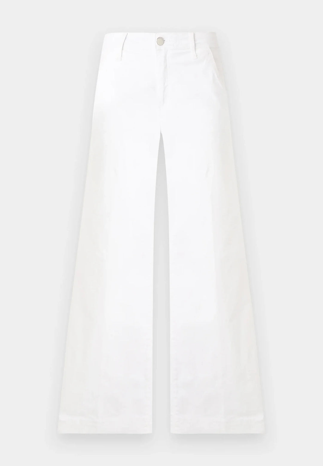 Guess Zoya White Wide Leg Cropped Jean