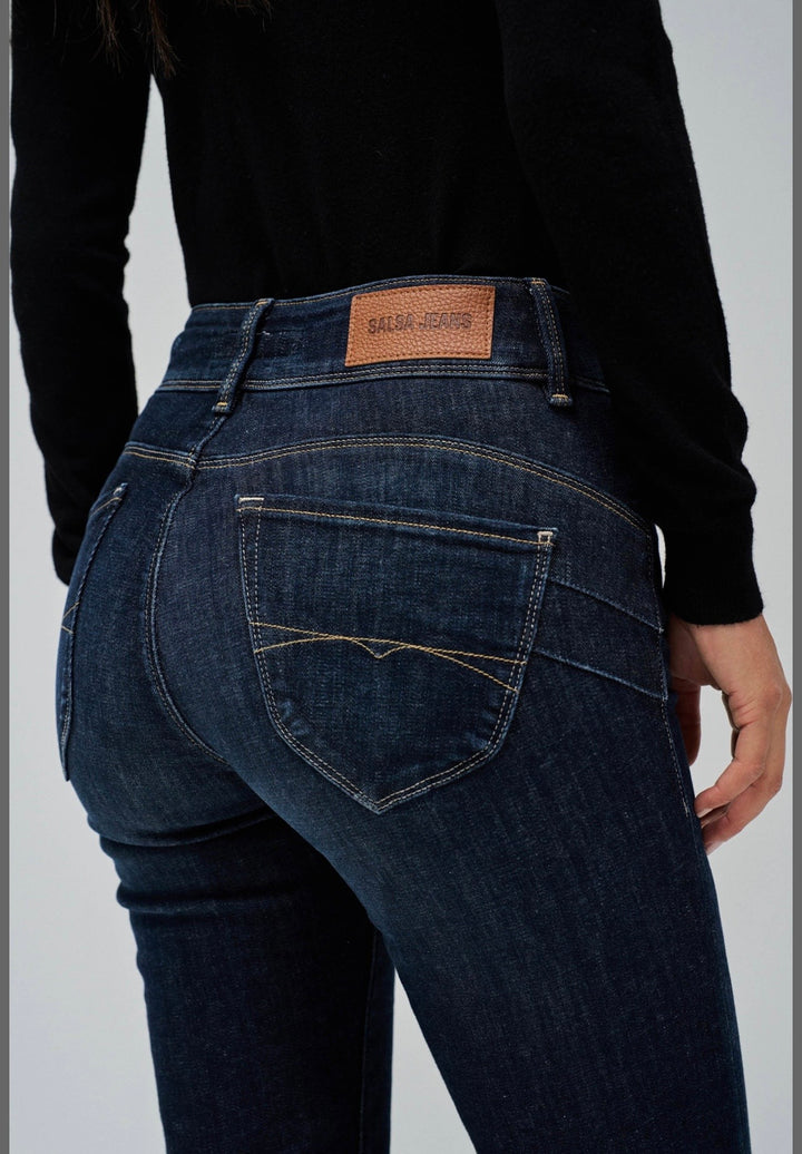 Salsa Secret Straight Dark Denim Jeans | 21009723853