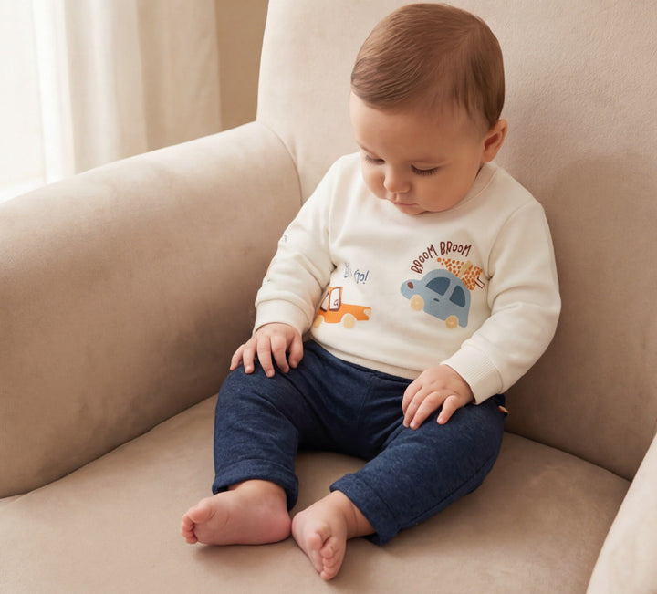 Yatsi Baby Boy Broom Broom 2 Piece Set