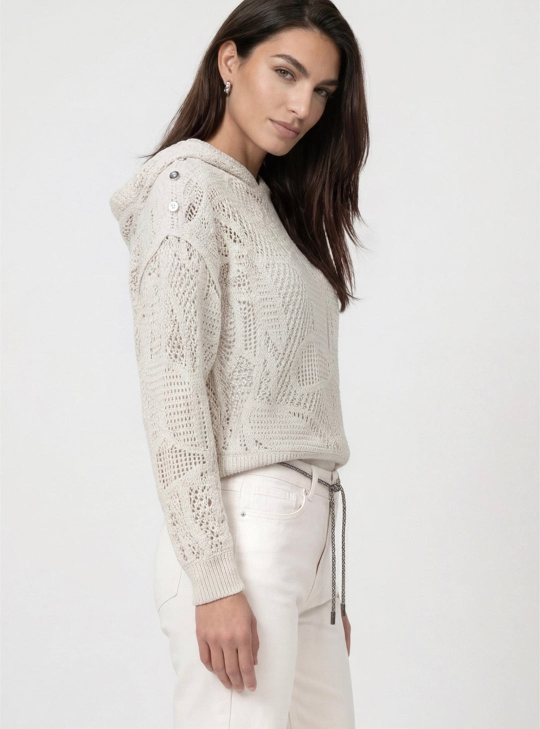 Monari Pearly Pullover With Cornelly Pattern
