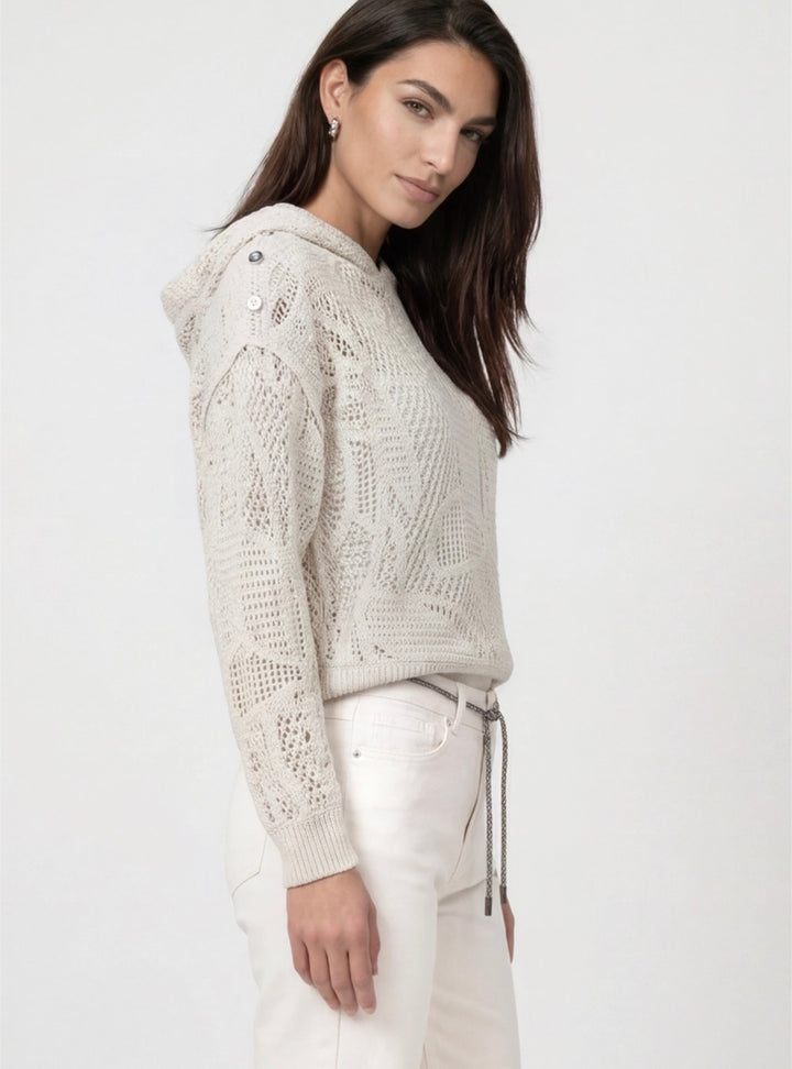 Monari Pearly Pullover With Cornelly Pattern