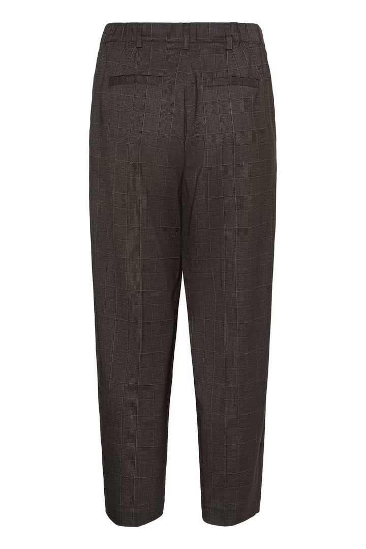 Kaffe Kalenora Pants | Dark Grey Check
