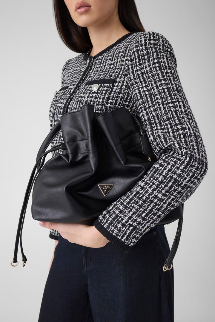 Guess Karima Black Tote Bag