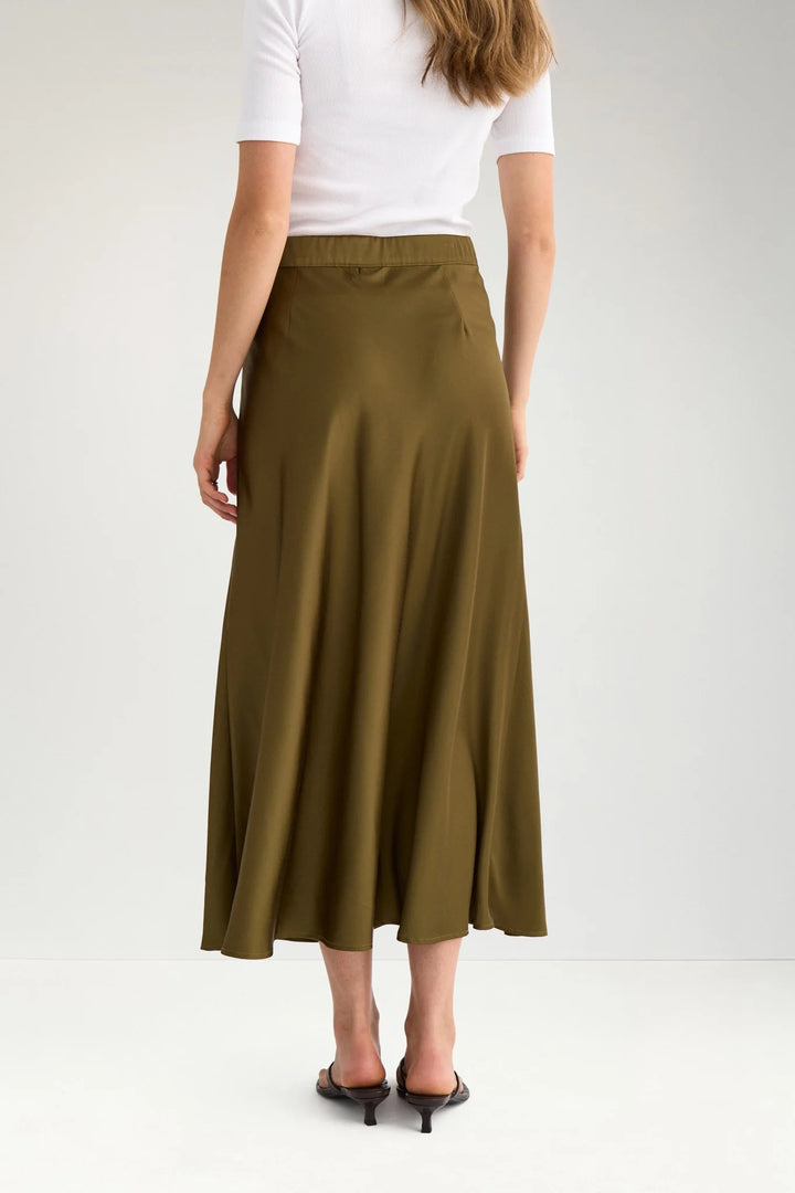 Numph Nuamelia Skirt | Fir Green