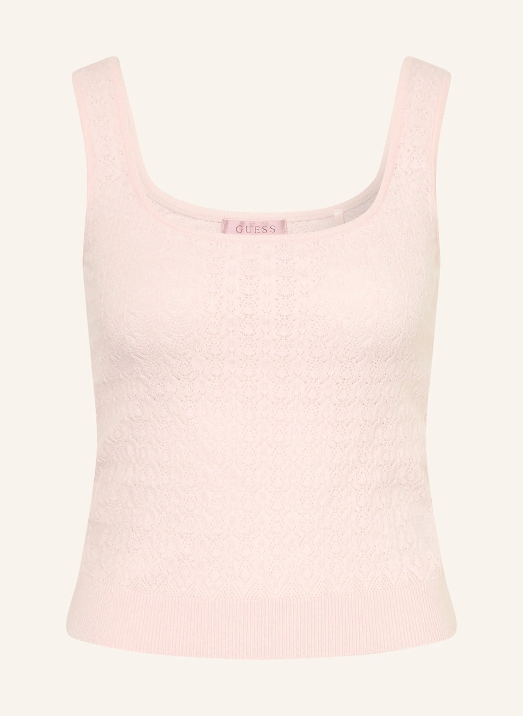 Guess Nina Pink Knitted Tank Top