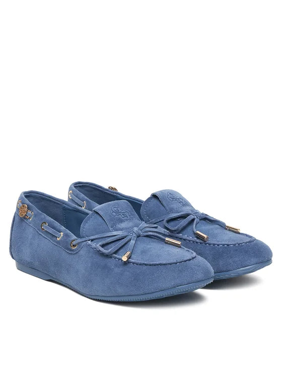 Guess Sue14 Aisha Blue Moccasin