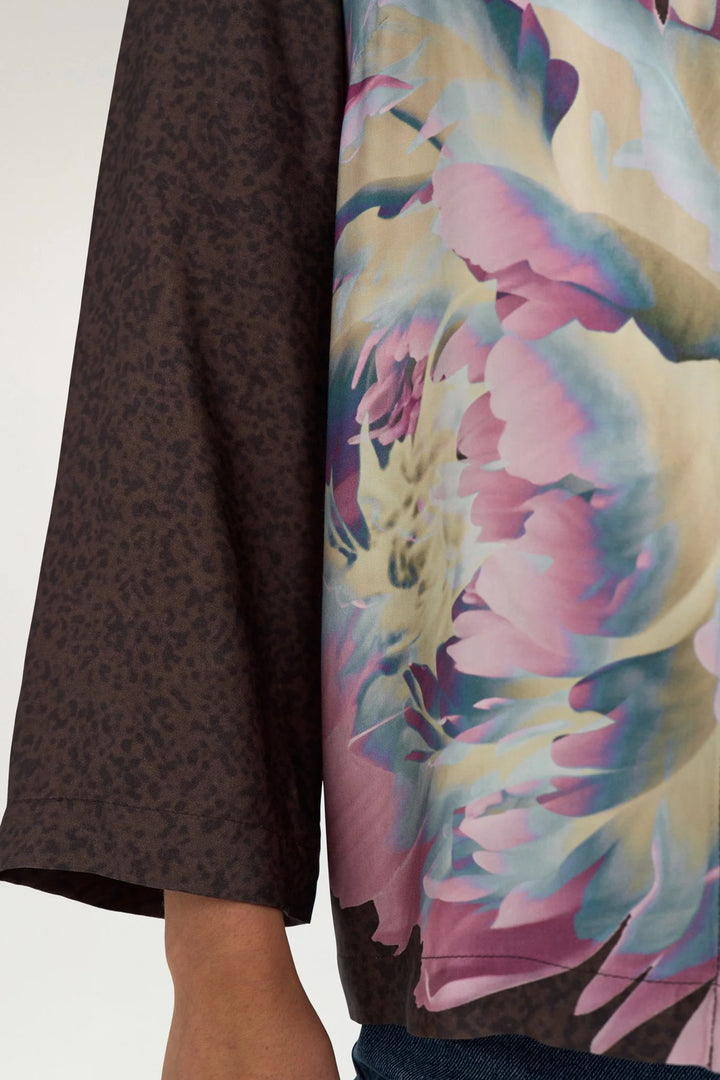 Numph Nucrisa Boxy Shirt | Black Coffee