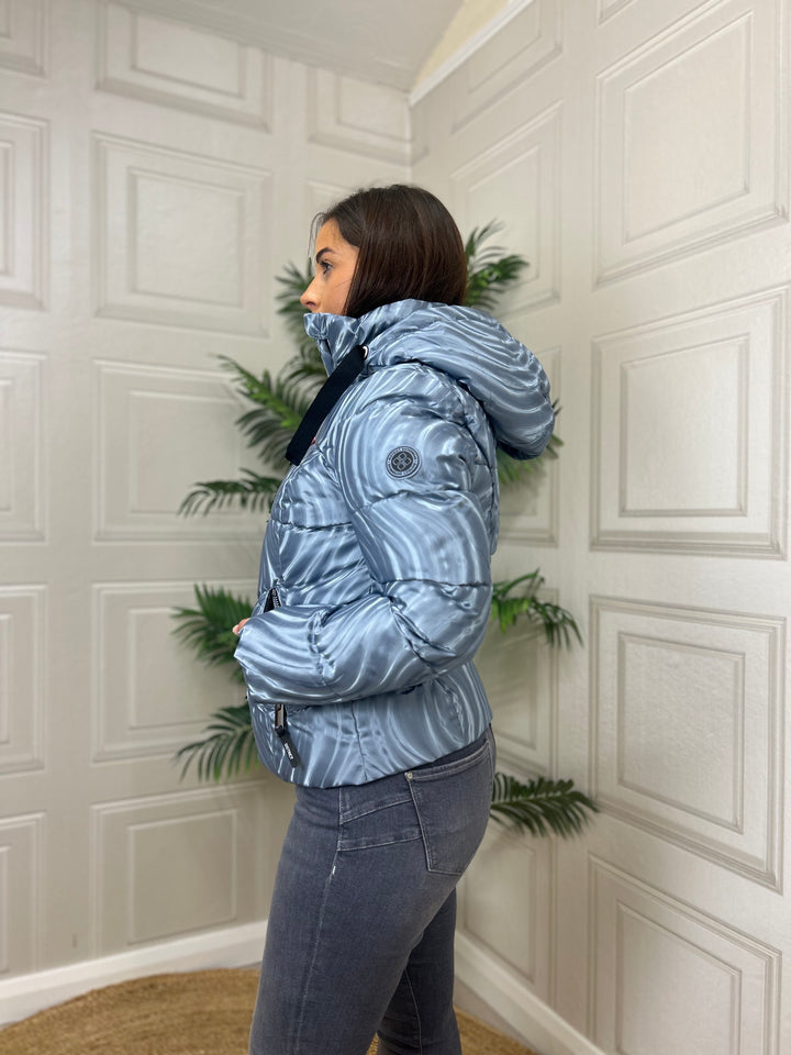 District Alpine Metal Blue Coat