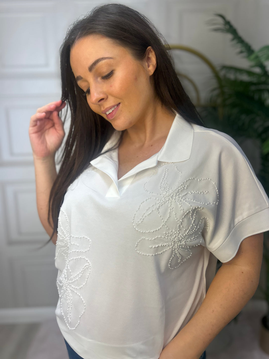 Goa Goa Poiny White Polo Shirt