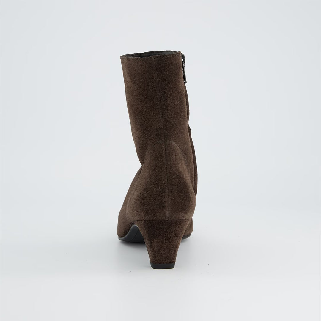 Paul Green Soft Suede Mocca Ankle Boot