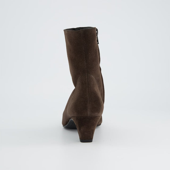 Paul Green Soft Suede Mocca Ankle Boot
