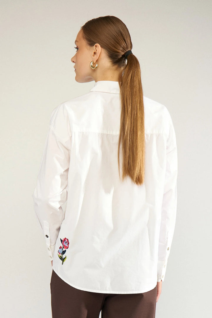 Numph Nuhollie Shirt | Bright White