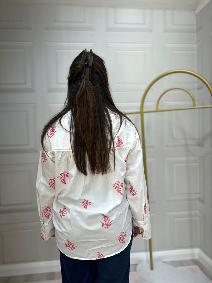Numph Nubaily Pink lemonade Shirt