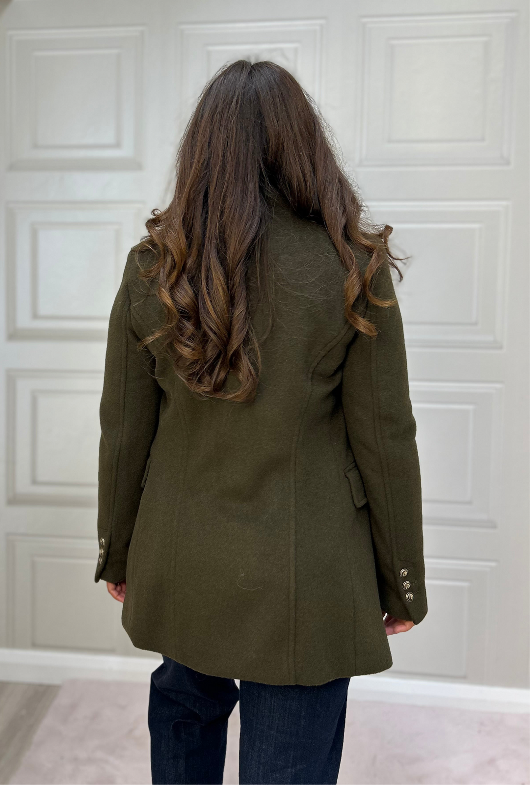 Salsa Short Woolen khaki Coat