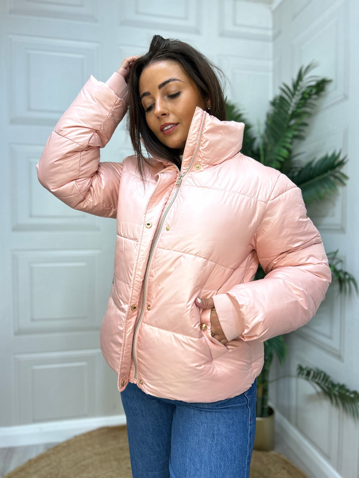 HV Society Adan Light Pink Puffer Jacket