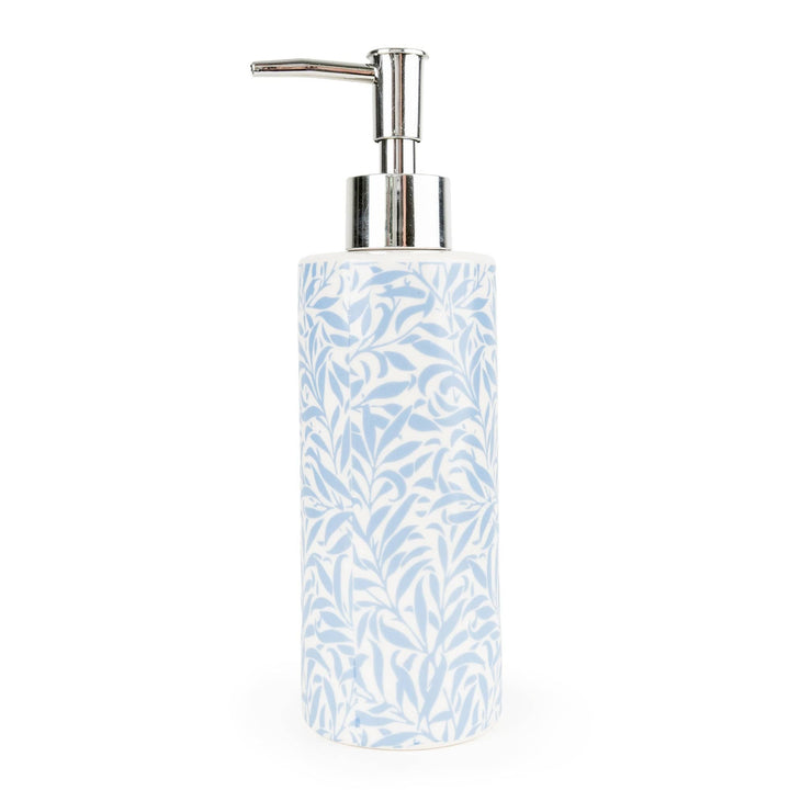 Jeff Banks Lotion Dispenser - Leafy Trellis Blue