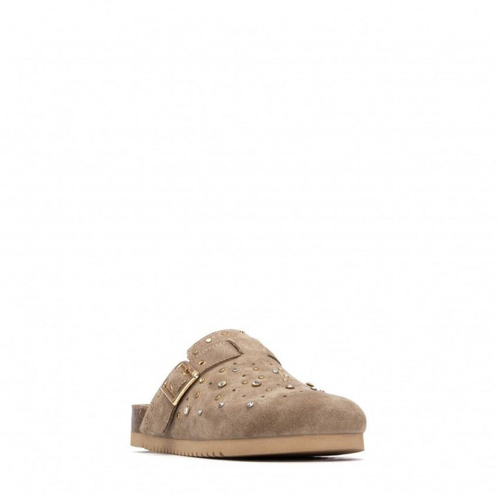 Carmela Z.Serr Taupe Mules | 163280
