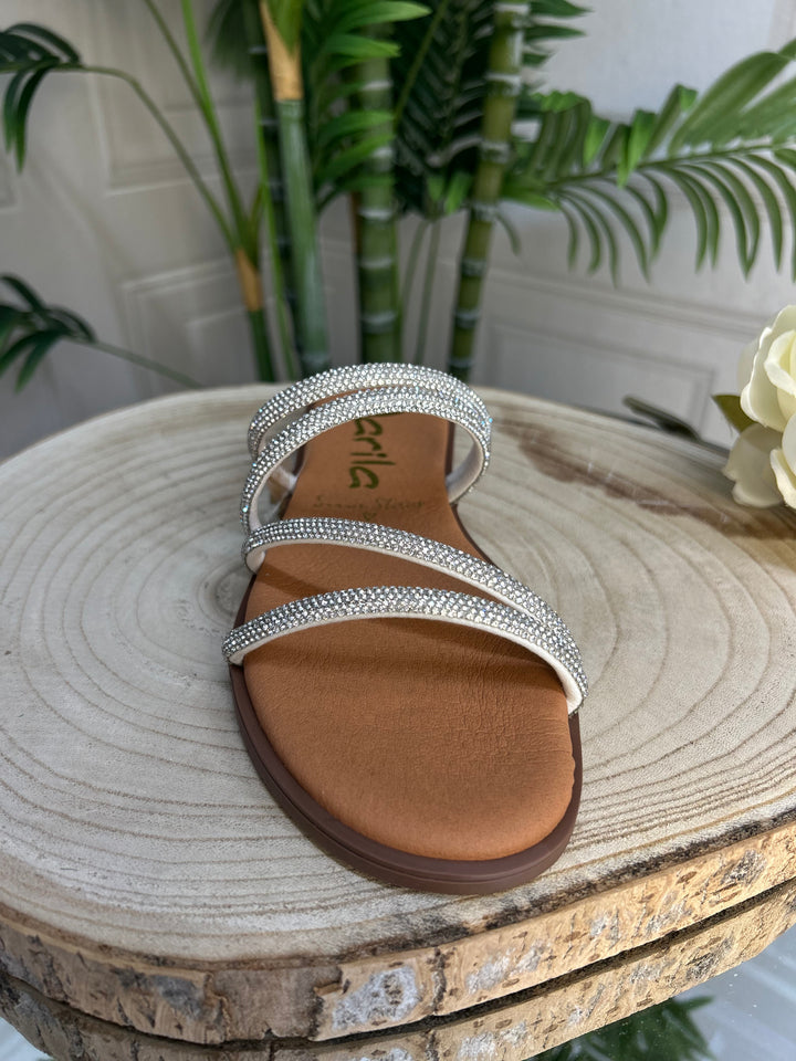Marila Daka Brillante Plata Sandal