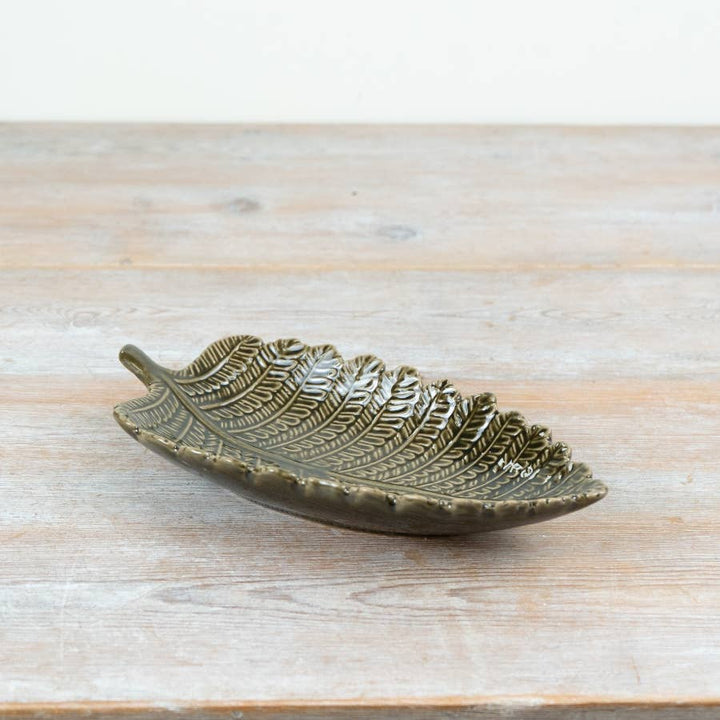 Leaf Trinket Plate, 17cm