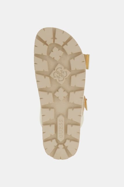 Guess Faxona Beige Logo Sandal