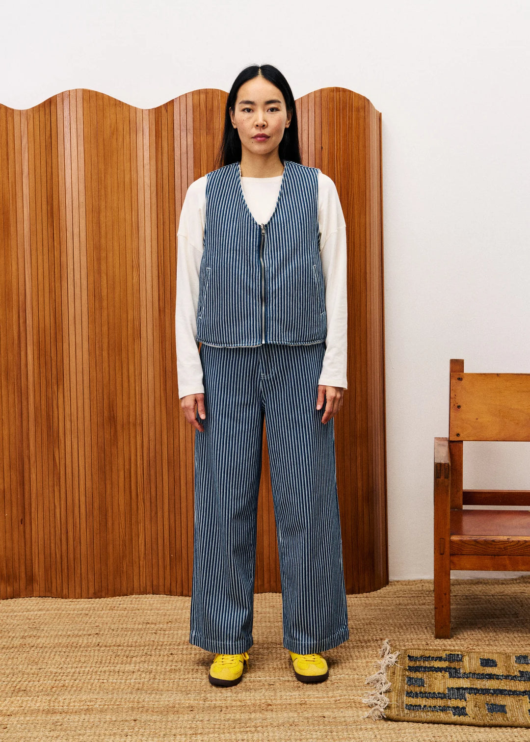 Frnch Paris Gilet Cymric Blue Jeans