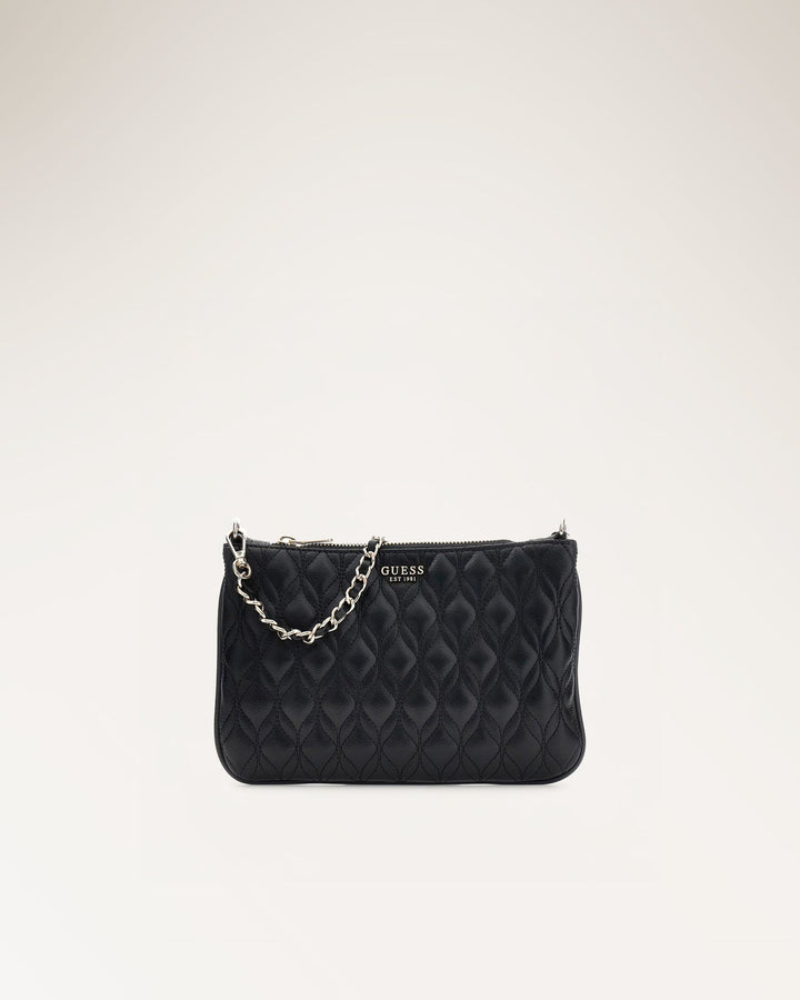 Guess Maxine Quilted Pouch | Black