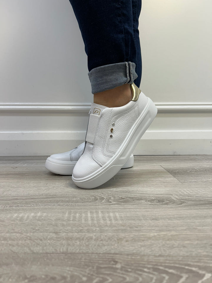 Pegada Burnished Branco - Ouro Sneaker