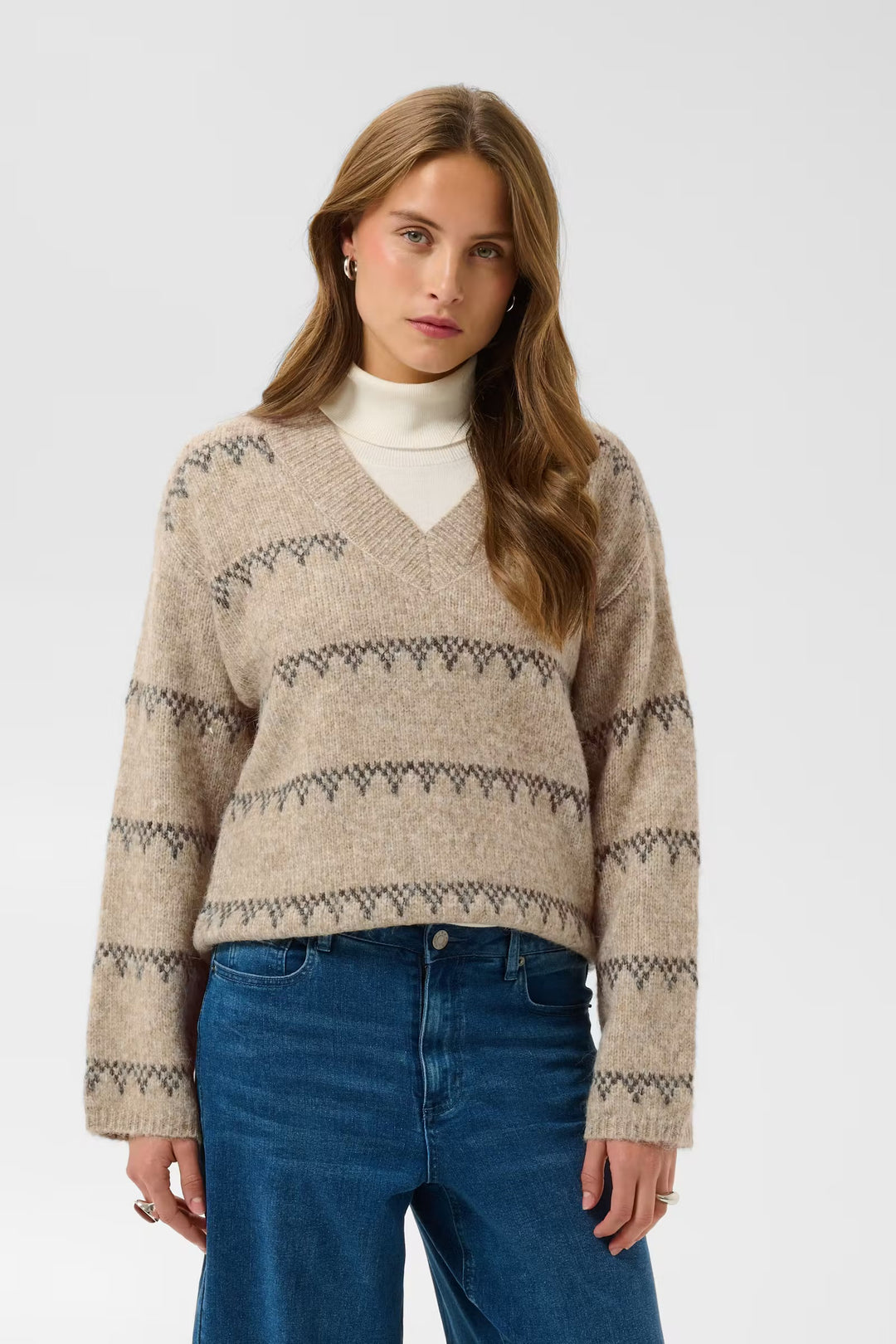 Kaffe Kasinora Desert Taupe Pullover