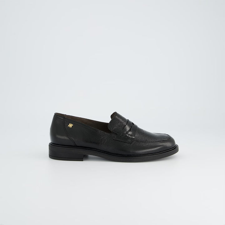 Paul Green Glossy Calf Black Loafer