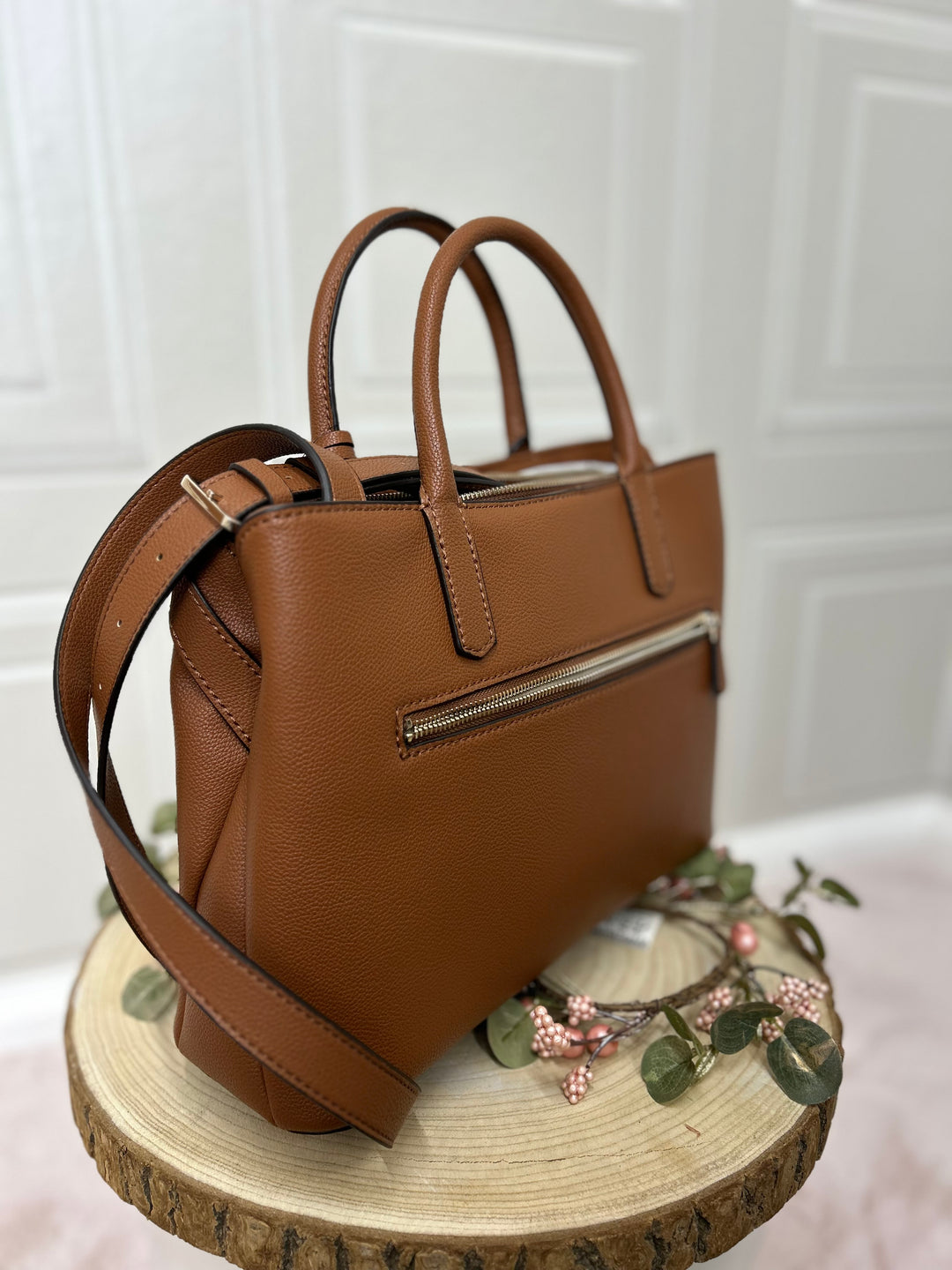 Guess Gregoria Cognac Bag