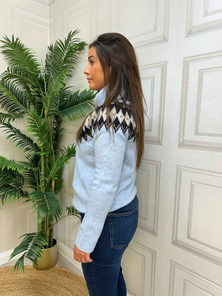 HV Society Nunzia Light Blue Jumper
