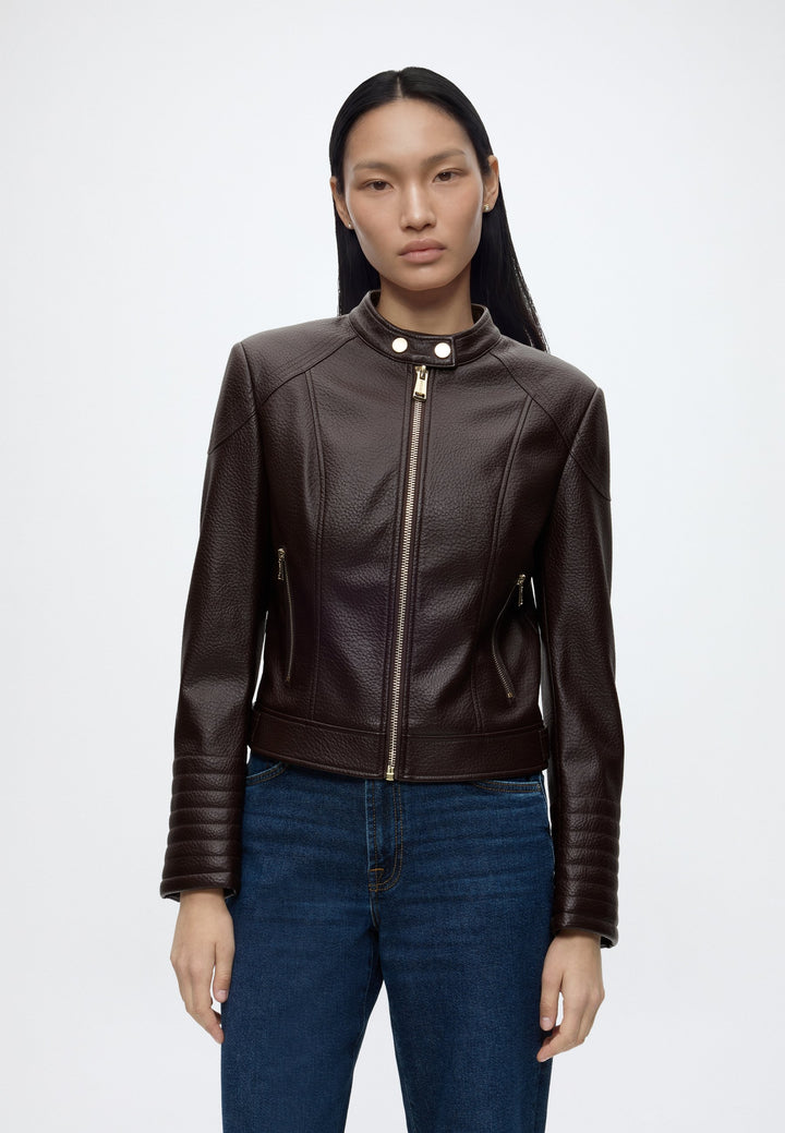 Guess Marlene Caribou Chocco Brown Jacket
