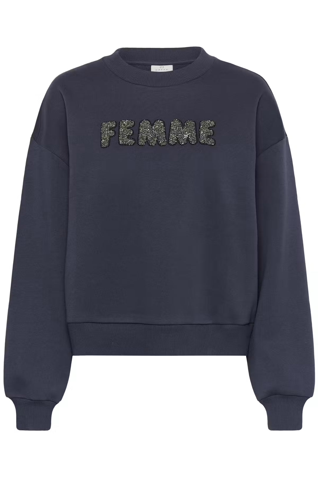 Kaffe Kamelanie Sweatshirt | Graphite/Silver