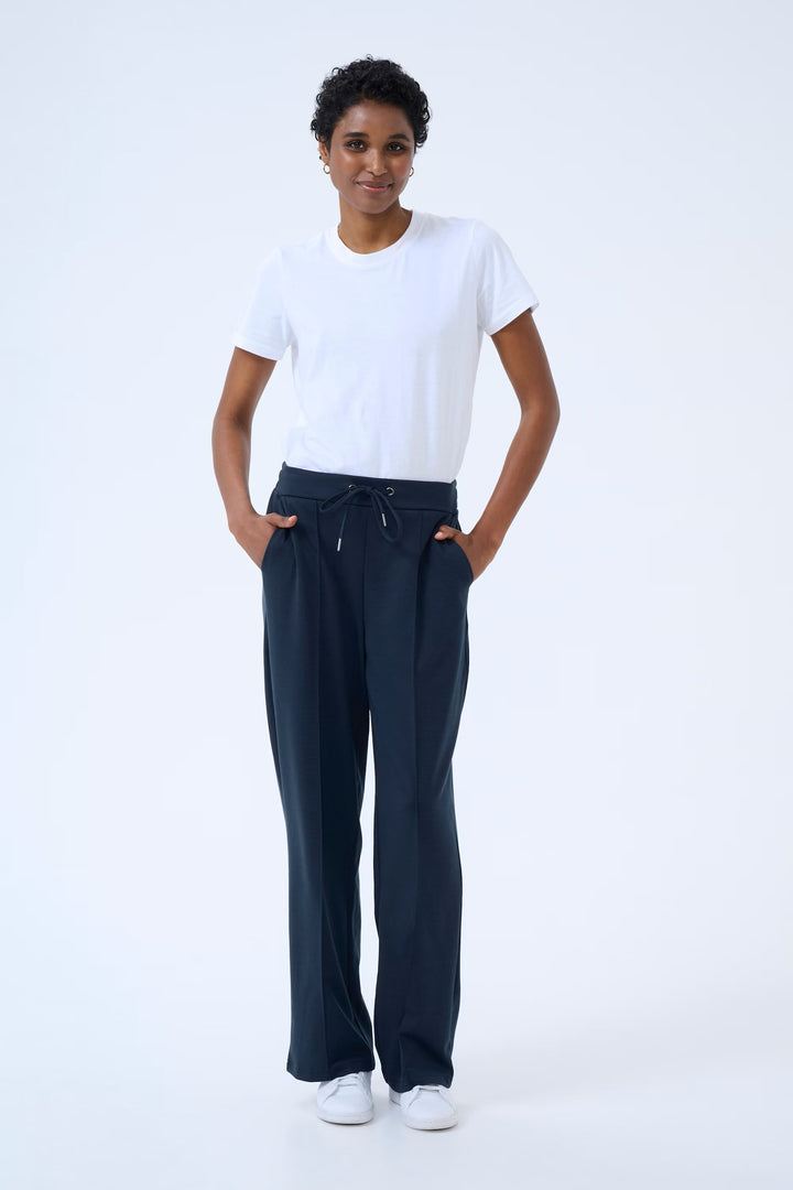 Kaffe Kajenny Midnight Marine Straight Pants