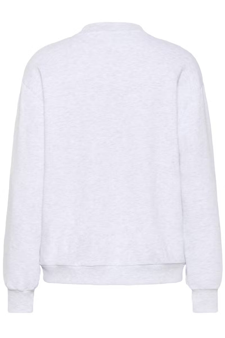 Kaffe KAmelody Sweatshirt Light Grey