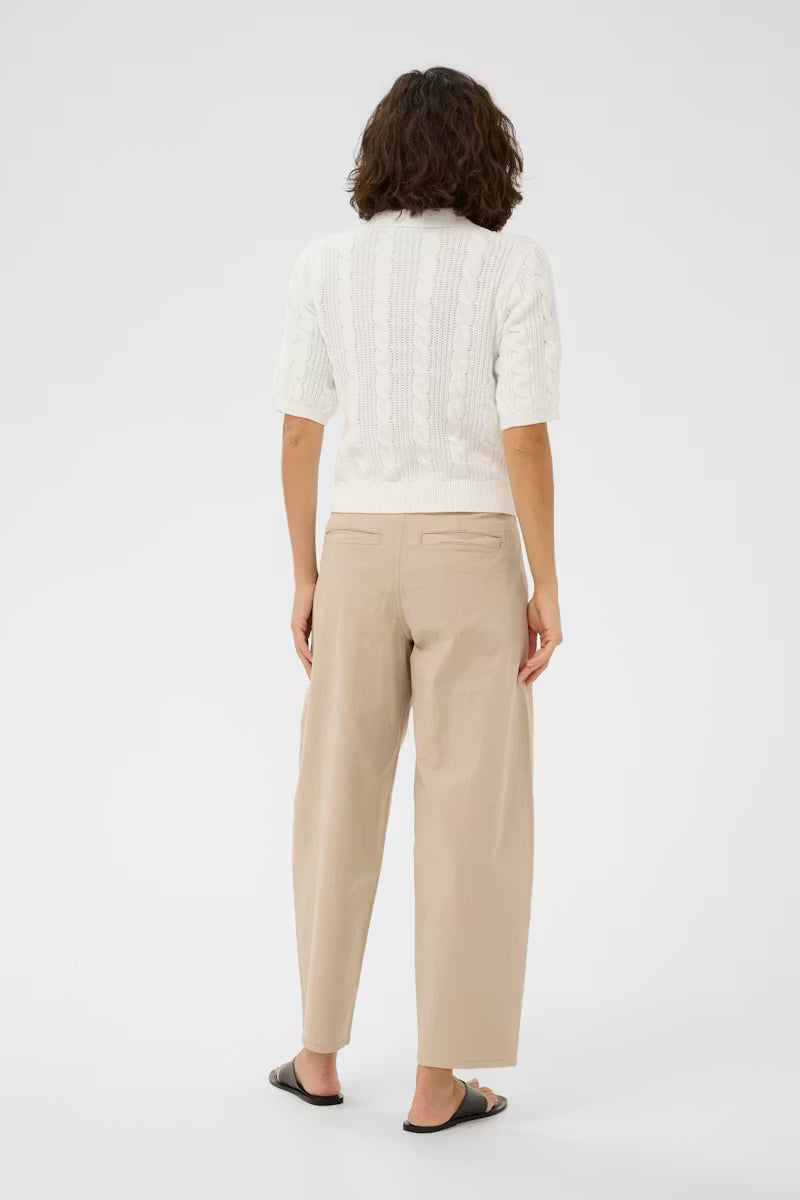 Kaffe Kablair Chalk Knit Cardigan